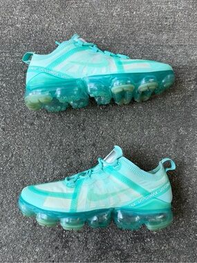Nike Air VaporMax 2019 Teal/Turquoise Women’s Athletic Shoes Size 7.5 CI9903-300